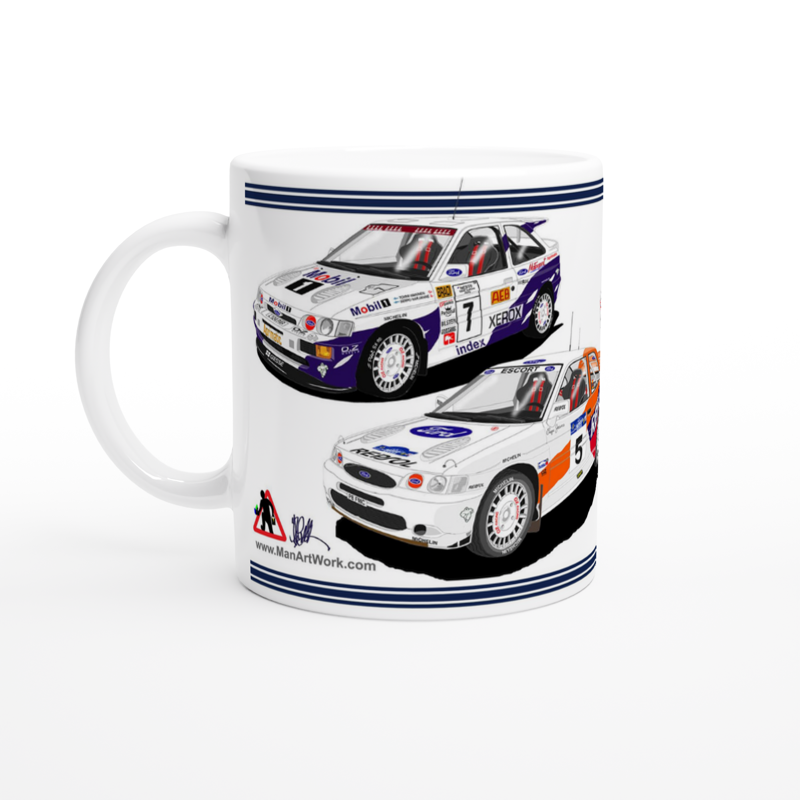 Ford Escort Cosworth WRC Rally Mug