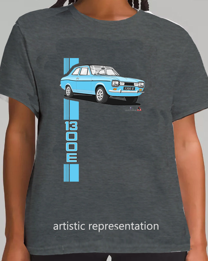 Ford Escort Mk1 1300E in Blue T Shirt