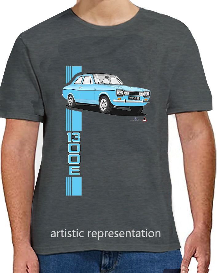 Ford Escort Mk1 1300E in Blue T Shirt