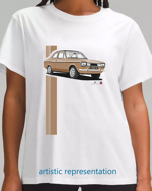 Ford Escort Mk1 1300E in Bronze T Shirt