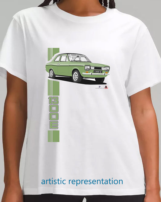 Ford Escort Mk1 1300E in Green T Shirt