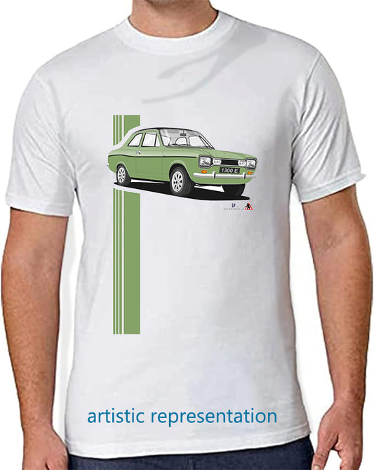 Ford Escort Mk1 1300E in Green T Shirt