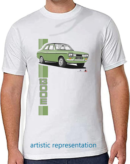 Ford Escort Mk1 1300E in Green T Shirt