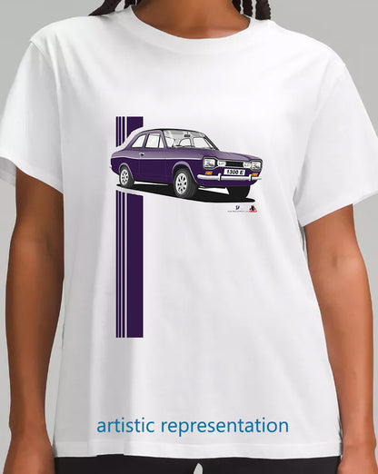 Ford Escort Mk1 1300E in Purple T Shirt