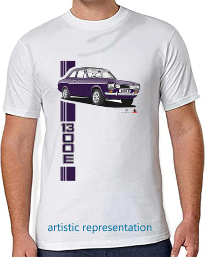 Ford Escort Mk1 1300E in Purple T Shirt