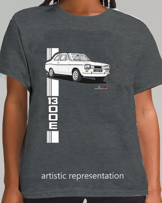 Ford Escort Mk1 1300E in White T Shirt