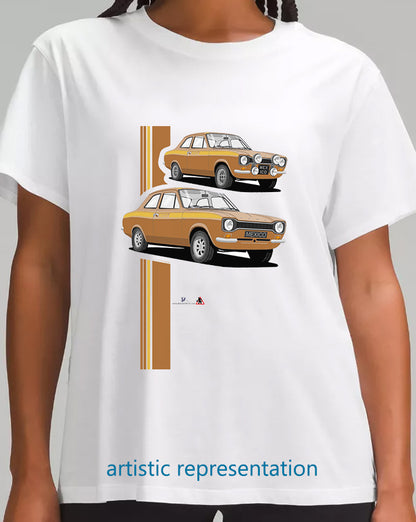 Ford Escort Mk1 Mexico in Brown T Shirt