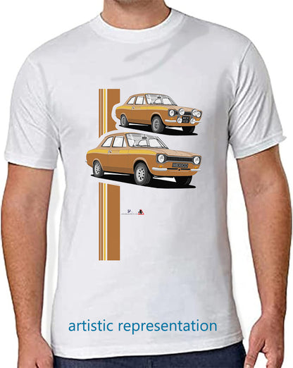 Ford Escort Mk1 Mexico in Brown T Shirt