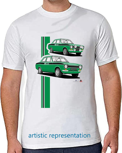 Ford Escort Mk1 Mexico in Green T Shirt