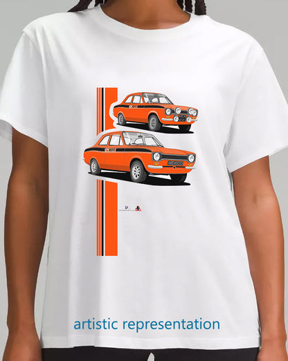 Ford Escort Mk1 Mexico in Orange T Shirt