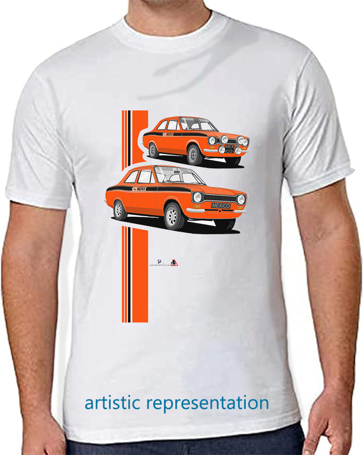 Ford Escort Mk1 Mexico in Orange T Shirt