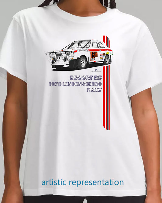 Ford Escort Mk1 1970 London-Mexico Rally T Shirt
