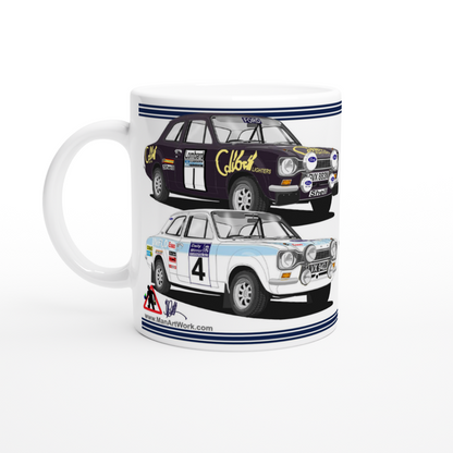 Ford Escort Mk1 Rally Car Mug