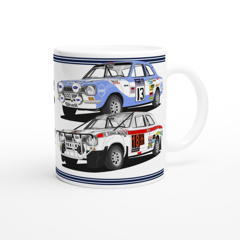 Ford Escort Mk1 Rally Car Mug