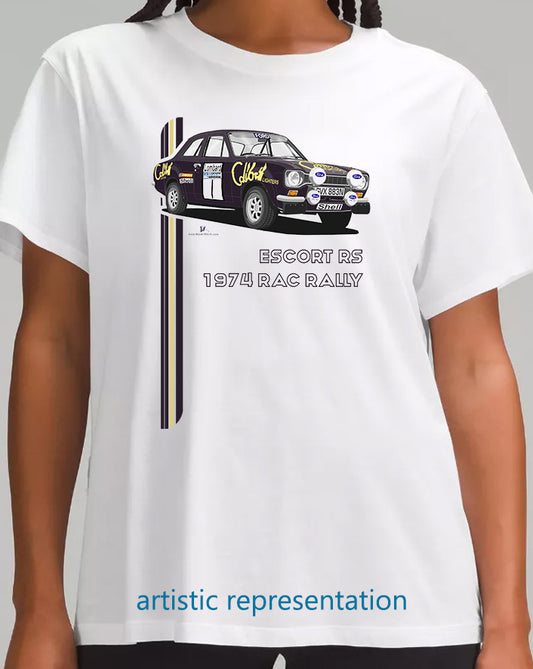 Ford Escort Mk1 1974 RAC Rally T Shirt