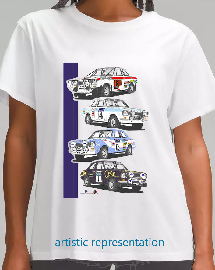 Ford Escort Mk1 Rally T Shirt