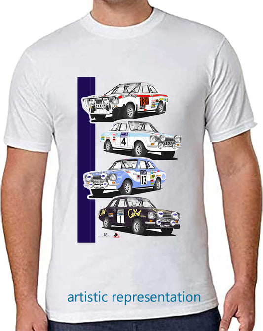 Ford Escort Mk1 Rally T Shirt