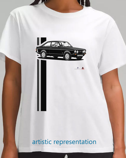 Ford Escort Mk2 1300 Sport in Black T Shirt