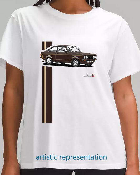 Ford Escort Mk2 1300 Sport in Brown T Shirt