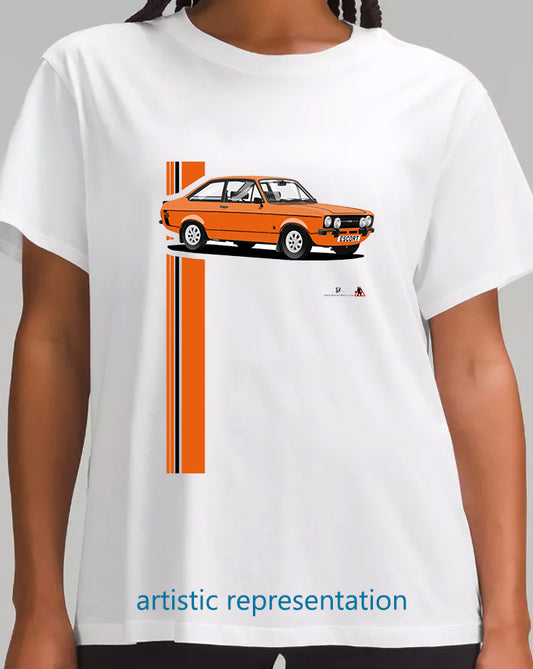 Ford Escort Mk2 1300 Sport in Orange T Shirt