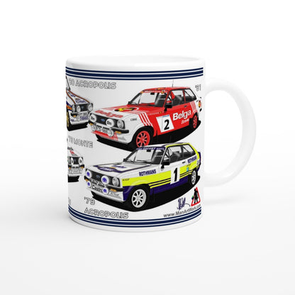 Ford Escort Mk2 Collection Rally Car Mug