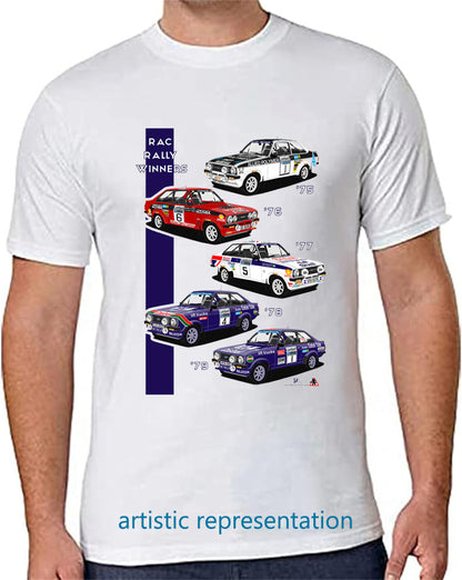 Ford Escort Mk2 RAC Rally T Shirt