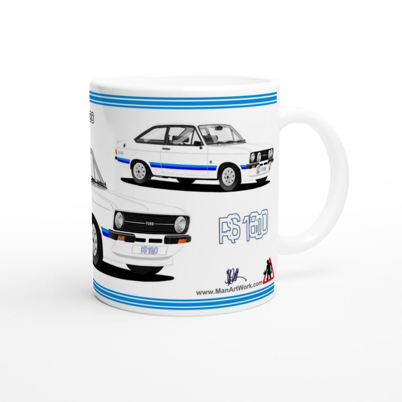 Ford Escort Mk2 RS1800 Art Mug