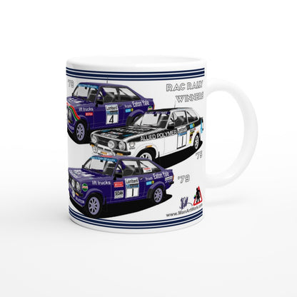 Ford Escort Mk2 RAC Rally Car Mug