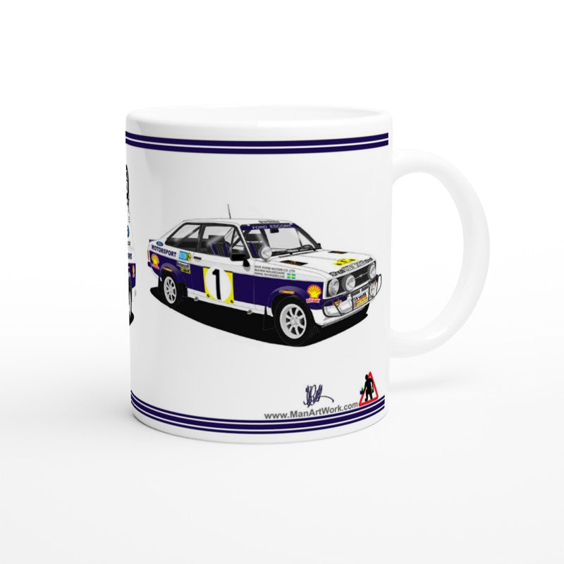 Ford Escort Mk2 Safari Rally Car Mug