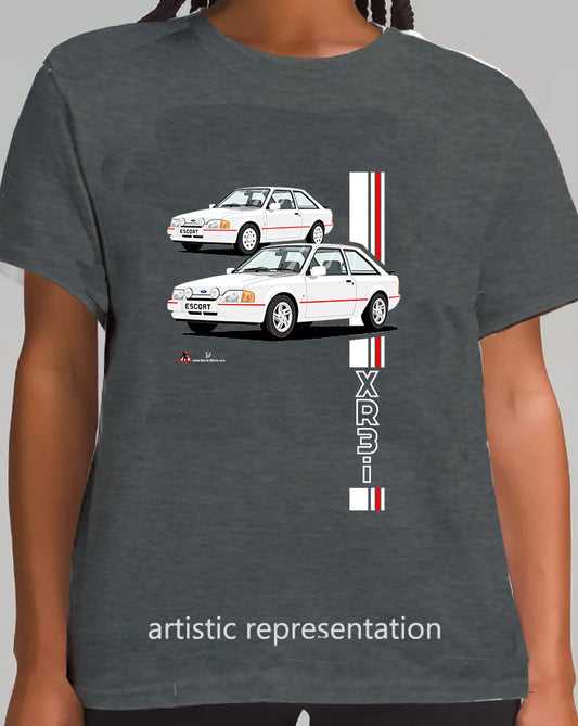 Ford Escort Mk4 XR3i 88 Spec in White T Shirt