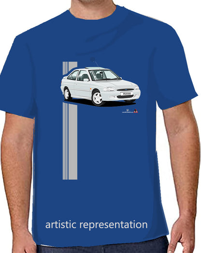 Ford Escort Mk6 RS2000 in Silver T Shirt