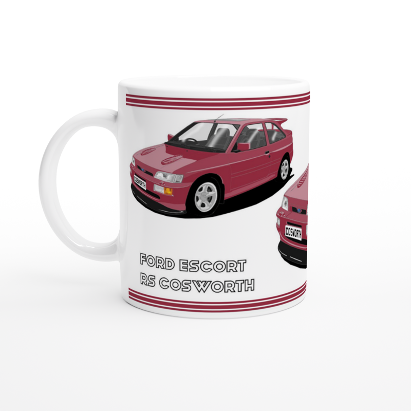 Ford Escort RS Cosworth in Purple Art Mug