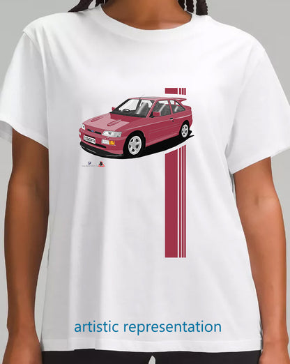 Ford Escort Cosworth in Purple art T Shirt