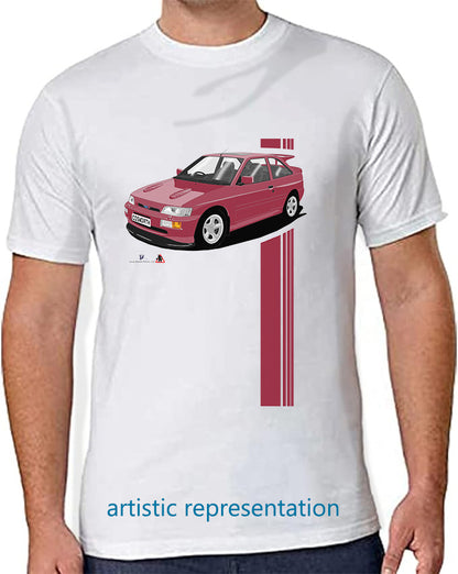 Ford Escort Cosworth in Purple art T Shirt