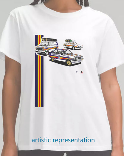 Ford Escort Mk2 Rothmans Rally T Shirt