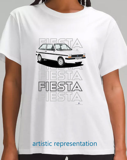 Ford Fiesta Mk1 S in White T Shirt