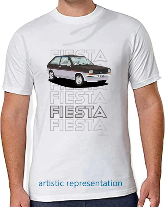 Ford Fiesta Mk1 Bravo in Brown T Shirt