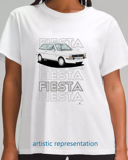 Ford Fiesta Mk1 Ghia in Silver T Shirt