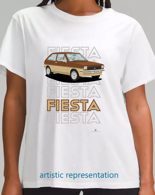 Ford Fiesta Mk1 Sandpiper in Brown T Shirt