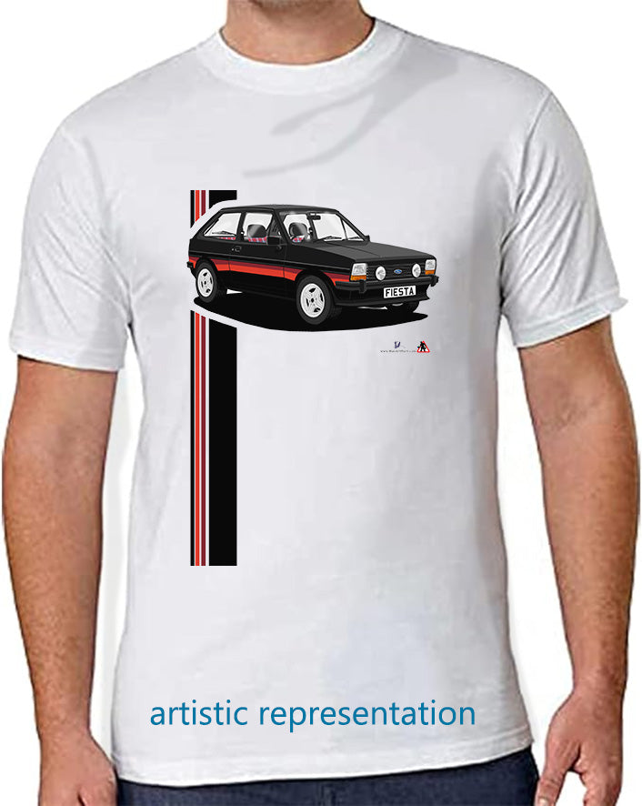 Ford Fiesta Mk1 SuperSport in  Black T Shirt