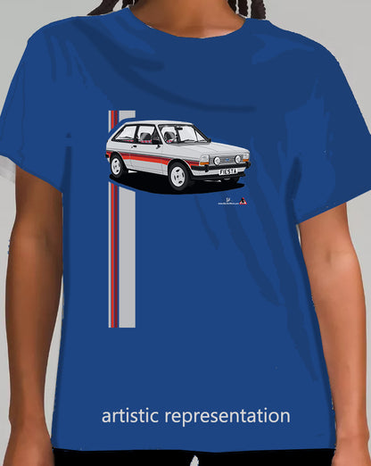 Ford Fiesta Mk1 SuperSport in  Silver T Shirt