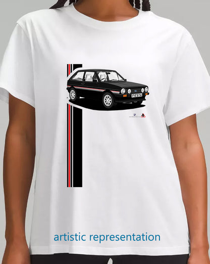 Ford Fiesta Mk1 XR2 in Black T Shirt