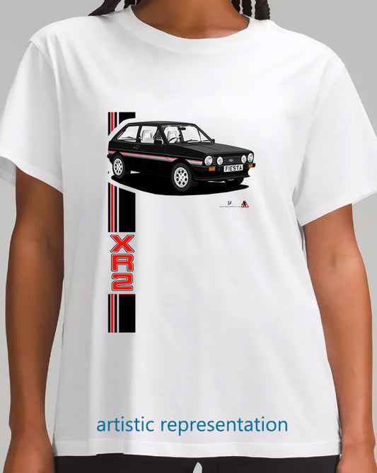 Ford Fiesta Mk1 XR2 in Black T Shirt