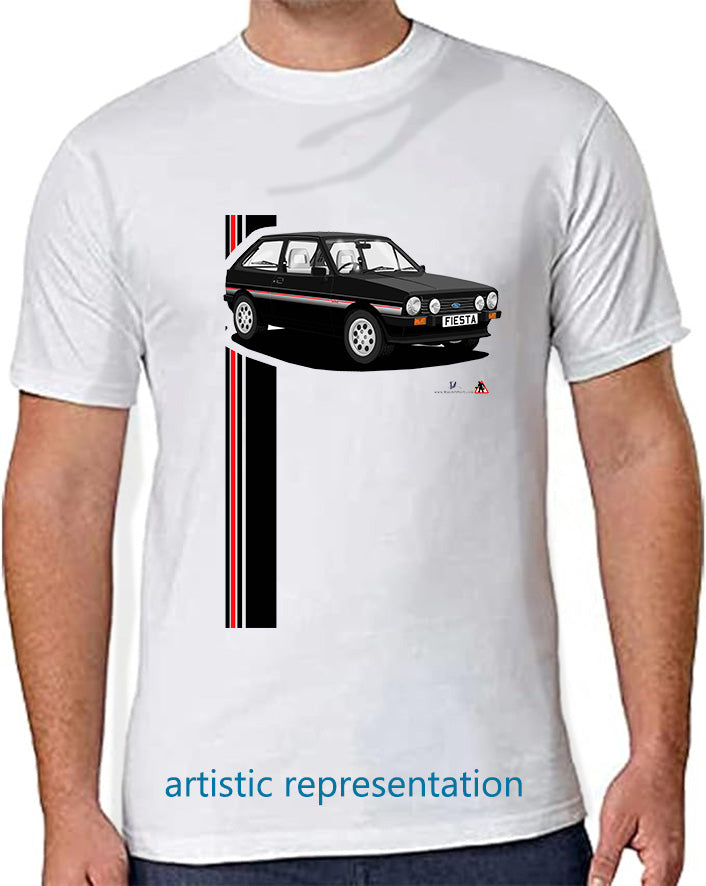 Ford Fiesta Mk1 XR2 in Black T Shirt