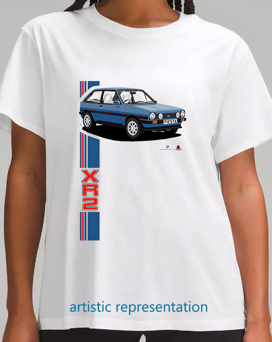 Ford Fiesta Mk1 XR2 in Blue T Shirt