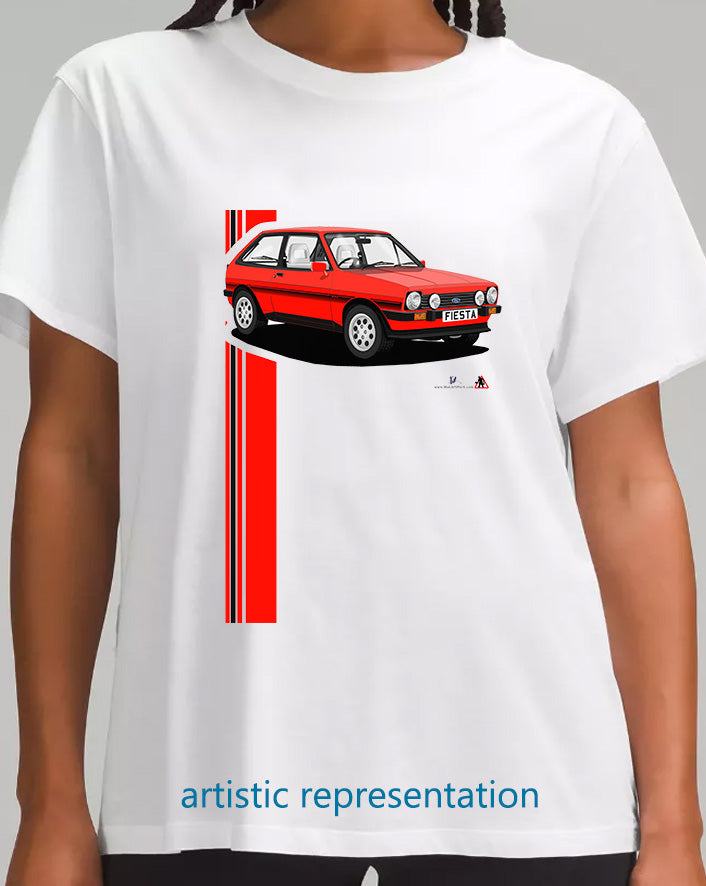 Ford Fiesta Mk1 XR2 in Red T Shirt