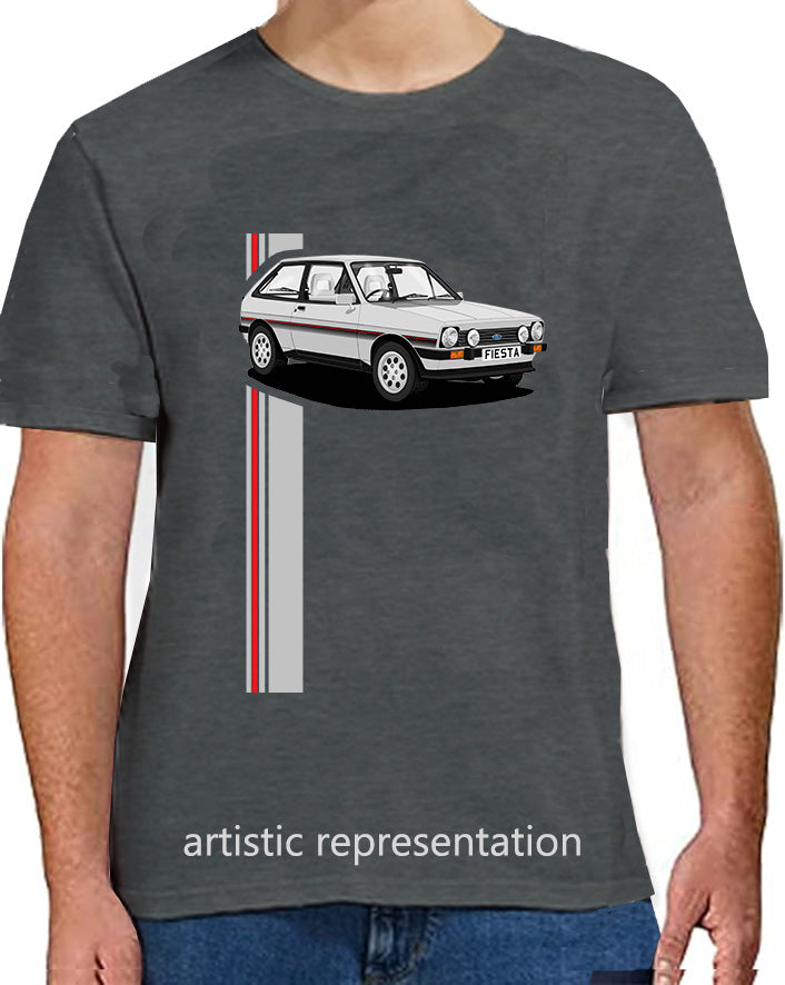 Ford Fiesta Mk1 XR2 in Silver T Shirt