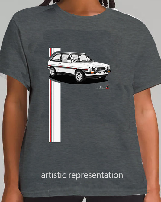 Ford Fiesta Mk1 XR2 in White T Shirt