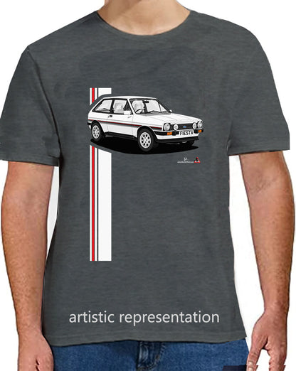 Ford Fiesta Mk1 XR2 in White T Shirt