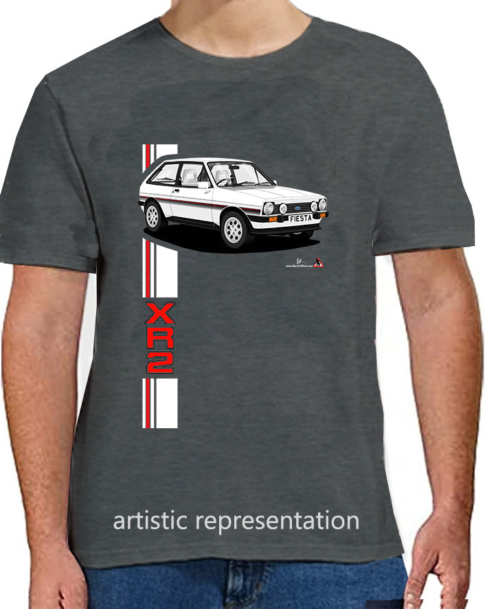 Ford Fiesta Mk1 XR2 in White T Shirt